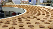 Lebkuchen Produktion.