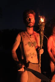 Fernando is with a torch.