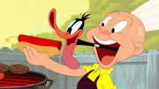 v.li.: Daffy Duck, Elmer Fudd