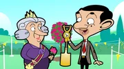 Endlich kann Mr. Bean den Sparten sein Eigentum nennen. Er hat den Wettbewerb gewonnen! Endlich kann Mr. Bean den Sparten sein Eigentum nennen. Er hat den Wettbewerb gewonnen!