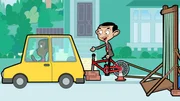 Mr. Bean (voiced by Rowan Atkinson) Mr. Bean (voiced by Rowan Atkinson)