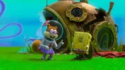 L-R: Sandy, SpongeBob