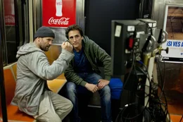 L-R: Luke Wright (Jason Statham) und Lawrence Bender (Produzent)