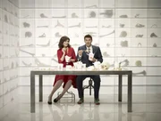 Emily Deschanel als Dr. Temperance Brennan und David Boreanaz als FBI Special Agent Seeley Booth.