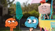 v.li.: Darwin, Alan, Gumball, Larry v.li.: Darwin, Alan, Gumball, Larry
