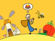 Tom tr&auml;umt t&auml;glich von einem Erbeermarmeladebrot mit Honig.