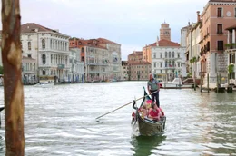Gondoliere in Venedig.