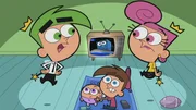 L-R: Cosmo, Poof, Timmy, Wanda