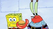 L-R: SpongeBob, Mr. Krabs