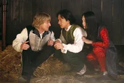 Roy O'Bannon (Owen Wilson, l.), Chon Wang (Jackie Chan) und Chon Lin (Fann Wong)