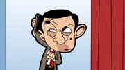 Im Fotoautomaten kann Mr. Bean nicht still sitzen, sondern k&auml;mmt sich noch einmal die Haare und zappelt herum.