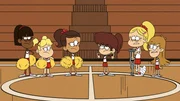 Jenna (3.v.l.), Lynn (3.v.r.), Paula (2.v.r.), Margo (r.)