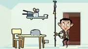Mr. Bean (voiced by Rowan Atkinson) Mr. Bean (voiced by Rowan Atkinson)