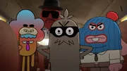 v.li.: Harold, Dexter, Principal Brown, Richard v.li.: Harold, Dexter, Principal Brown, Richard