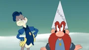 v.li.: Bugs Bunny, Yosemite Sam v.li.: Bugs Bunny, Yosemite Sam