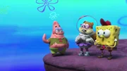 L-R: Patrick, Sandy, SpongeBob