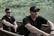 L-R: Beau Knapp as Drew Franklin and David Boreanaz as Jason Hayes. L-R: Beau Knapp as Drew Franklin and David Boreanaz as Jason Hayes.