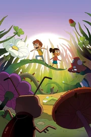 Mats (l.) und Malika bei den Insekten