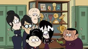 Morticians Club (v.li.: Persephone, Morpheus, Bertrand, Boris, Haiku, Dante)