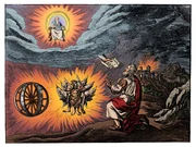 &bdquo;Und ich sah, und siehe, ein Wirbelsturm kam aus dem Norden, eine gro&szlig;e Wolke und ein Feuer, das sich entfaltete, und das Gleichnis von vier Lebewesen ...&ldquo;