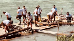 Alte Tradition: Fl&ouml;&szlig;er an der Drau.