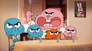 v.li.: Nicole, Gumball, Richard, Darwin, Anais v.li.: Nicole, Gumball, Richard, Darwin, Anais