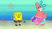 L-R: SpongeBob, Patrick