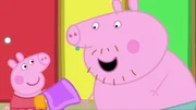 L-R: Peppa Pig, Daddy Pig