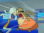 v.li.: Squidward, Bubble Bass