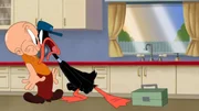 v.li.: Elmer Fudd, Daffy Duck v.li.: Elmer Fudd, Daffy Duck