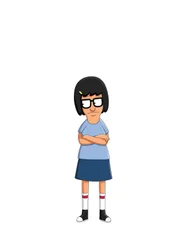 (2. Staffel) - Tina ist das älteste der drei Kinder. Sie ist eine Eigenbrötlerin und offensichtlich in Jimmy Junior, den Sohn des mit Bob verfeindeten Pizzeriabesitzers Jimmy Pesto Senior, verliebt. (2. Staffel) - Tina ist das älteste der drei Kinder. Sie ist eine Eigenbrötlerin und offensichtlich in Jimmy Junior, den Sohn des mit Bob verfeindeten Pizzeriabesitzers Jimmy Pesto Senior, verliebt.