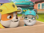 v.li.: Rubble und Motor v.li.: Rubble und Motor