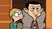 L-R: Irma Gobb, Mr. Bean L-R: Irma Gobb, Mr. Bean