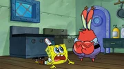 L-R: SpongeBob, Mr. Krabs