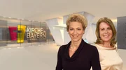 Das Moderatorenteam: Bernadette Schrama (links) und Britta Hundesruegge im neuen Studioset.