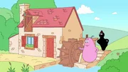 L-R: Barbapapa, Barbamama
