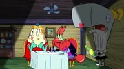 L-R: Mrs. Puff, Mr. Krabs, Pearl L-R: Mrs. Puff, Mr. Krabs, Pearl