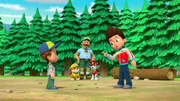 L-R: Alex, Rubble, Mr. Porter, Marshall, Ryder