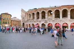 Blick auf die Arena von Verona.