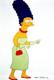 (4. Staffel) - Immer um Anstand und Sitte in der chaotischen Simpson-Familie bem&uuml;ht: Mutter Marge.
