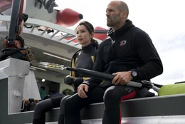 L-R: Suyin (Bingbing Li) and Jonas Taylor (Jason Statham)