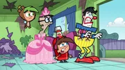 L-R: Cosmo, Mr. Crocker, Timmy, Mr. Turner