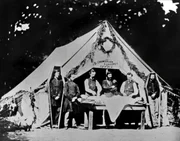 Lyford's Einbalsamierungsb&uuml;ro, Gettysburg 1863.