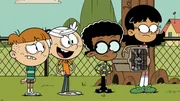L-R: Liam, Lincoln, Clyde, Jazzy, Stella