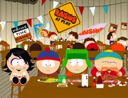Cartman und Kyle wollen unbedingt Stan aufmuntern, der Liebeskummer hat.