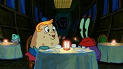 L-R: Mrs. Puff, Mr. Krabs