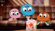 v.li.: Anais, Gumball, Darwin v.li.: Anais, Gumball, Darwin