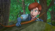 Clarence m&ouml;chte auch gerne ein Held werden. So wie sein Vorbild, Robin Hood.