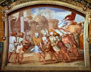 Raffael / Der Fall von Jericho / ca. 1515