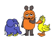 Maus, Elefant und Ente sind die Protagonisten von "Der Sendung mit der Maus". Seit Februar 1975 ist der kleine blaue Elefant dabei, die Ente zeigte sich erstmals im Januar 1987.